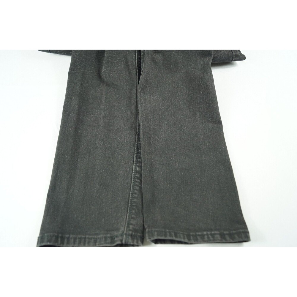 Paper Denim Women’s Charcoal Gray Slim Straight Jeans Stretch Mid Rise Casual - Picture 9 of 11